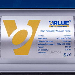 Vacuum pump Value VE-245 (2 stages/128 lit/hv.)