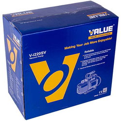 Vacuum pump with pressure gauge Value VI 220-SV (2 stages, 51 l/h.)