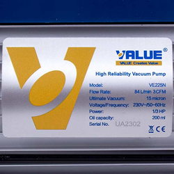Vacuum pump Value VE-225 (2 stages/70 lit/hv.)