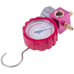 Manometric manifold 1-valve VALUE VMG-1-S-H (R32 R22 R410a)