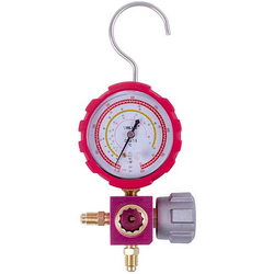 Manometric manifold 1-valve VALUE VMG-1-S-H (R32 R22 R410a)