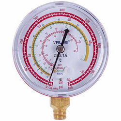 High vise pressure gauge CBH VALUE (body D=68mm, R22 R134 R410 R407)