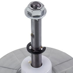 Unit fan motor for air conditioner C&H 1501506402 ZWS 60-M 60W 370V, rod 12x115mm