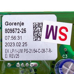Control board for washing machine Gorenje 809572