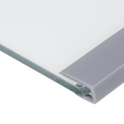 Top police for refrigerator Whirlpool 481010667591 485x345mm (framed glass)