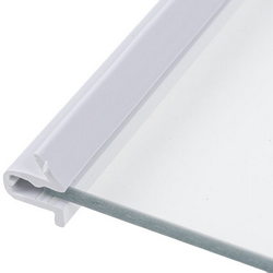 Top police for refrigerator Whirlpool 481010667591 485x345mm (framed glass)