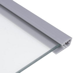 Top police for refrigerator Whirlpool 481010667591 485x345mm (framed glass)