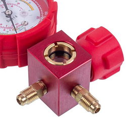 Manometric manifold 1-valve LEETO LMG-1-SH high vise