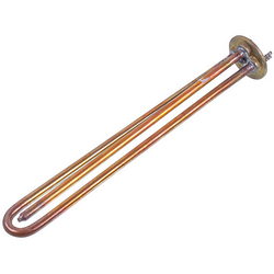 Heating element for boiler 1500W (middle) L=285mm flange 48mm 1 tube for sensor (Turecchina)