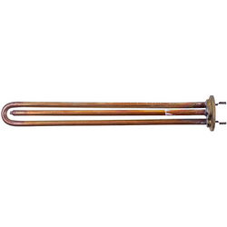 Heating element for boiler 1500W (middle) L=285mm flange 48mm 1 tube for sensor (Turecchina)