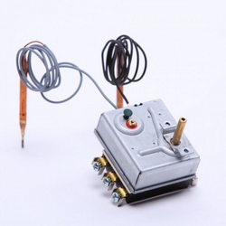 Термостат для бойлера Drazice 6405622 RAC 4065 20A 400V, 2 капіляри, L=800/800mm, 7-77°C