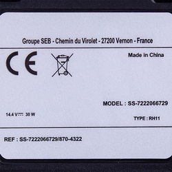 Turbo brush for battery vacuum cleaner Rowenta SS-7222066729 black+purple