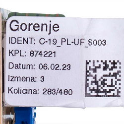 Control board for freezer Gorenje 874221