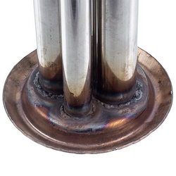 Flange for dry shadows for Thermex 2400W boiler D external=63mm L tubes=425/425/175/240mm (for anode M6)