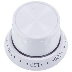 Oven temperature control knob for the Beko 250316082 stove
