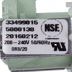 Solenoid valve Rational 50.00.138P 2WAY/180/in 3/4"/out 10.5mm 230V