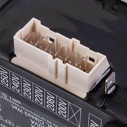 Power transformer T1 Rational 87.01.297 with rose 7 pin. 200-250V-18V(85VA)11.5V(20VA)