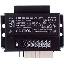 Cooling fan transformer V19338 Rational 40.03.772 200-250V-12V DC(25W)