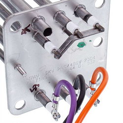 Steam generator heater with gasket Rational 87.01.011 9000W 230/400V B=70mm L=190mm flange 82x82mm