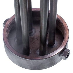 Shade block for electric boiler 6 kW 380V (stainless steel) L=320mm flange (internal thread 2 1/2")