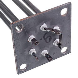 Shade block 9 kW (stainless steel) L=385 mm flange 100x100 mm for Electron-T electric boiler