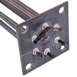 Shade block 15 kW (stainless steel) L420 mm flange 100x100 mm for Electron-T electric boiler