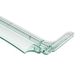 Framed rear glass shelf for refrigerator Snaige D139114