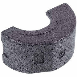 Cover (vibro-noise-absorbing) for the impeller of the dryer AEG 1123199000