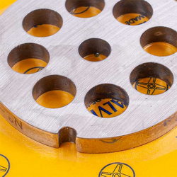 Grate for grinder Lame Italia 102135 12mm D=62mm (with two grooves) Enterpise 8 (PF812SM)