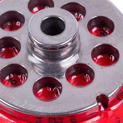 Grate for grinder Lame Italia 100225 12mm D=70mm (with center and two grooves) Enterpise 12 (PF1212CM)