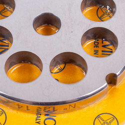 Grate for grinder Lame Italia 103058 14mm D=70mm (with groove) Enterpise 12