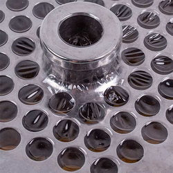 Grid for grinder Lame Italia 100335 8mm D=100mm (with center and two grooves) Enterpise 32 (PF328CM)