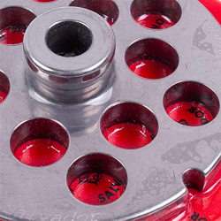 Lame Italia grinder Grid 100355 16mm D=100mm (with center and two grooves) Enterpise 32 (PF3216CM)