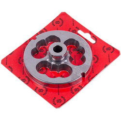Lame Italia meat grinder Grate 100370 “0” D=100mm (with center and two grooves) Enterpise 32 (PF3200CM)