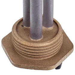 Kawai aluminum batteries Heating element 1200W (stainless steel) L=415mm D thread = 1'' (right-hand thread)