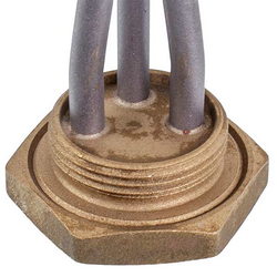 Kawai 2500W cast iron battery holder (stainless steel) L=430mm D thread = 1 1/4&apos&apos (right thread)