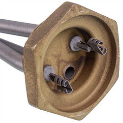 Kawai 2500W cast iron battery holder (stainless steel) L=430mm D thread = 1 1/4&apos&apos (right thread)