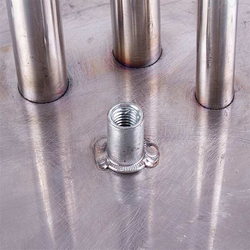 Flange for dry shadows for boiler Gorenje 482979 D outer=165mm L tubes=410/412/405mm (for anode M8)