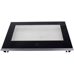 External door panel (with fastenings) for Electrolux oven 140144772195 596x466mm