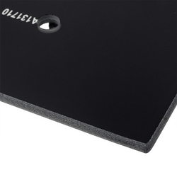 External door panel (with fastenings) for Electrolux oven 140144772195 596x466mm