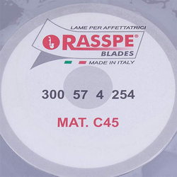 Knife for slicer Rasspe 3300.04 E4 D=300mm (300x254x57x4mm)