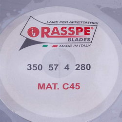 Knife for slicer Rasspe 3350.01 D=350mm (350x280x57x4mm)