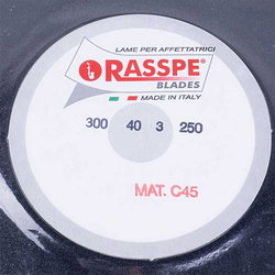 Teflon bottom for slicer Rasspe 3300.07-T E7 D=300mm (300x250x40x3mm)
