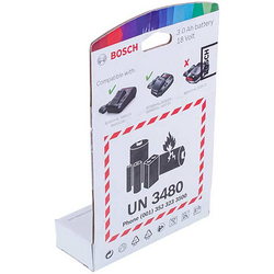 Battery BHZUB1830 for cordless cleaner Bosch 17006127 18V Li-Ion 3.0Ah