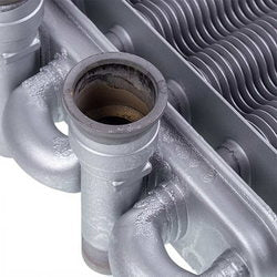 Bithermal heat exchanger for gas boiler Baxi 616170