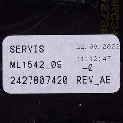 Bathing module with indicator for Beko washing machine 2427807380