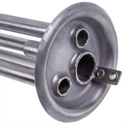 Flange for dry shades for boiler D outside = 62mm L tubes = 425/290/240mm (for anode M6)