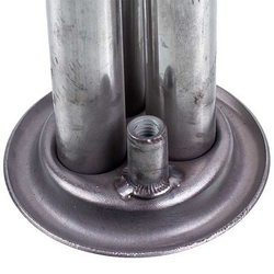 Flange for dry shades for boiler D outer=62mm L tubes=420/365/385mm (for anode M6)
