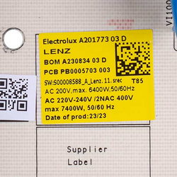 Electrolux induction cooking surface Power module 140201773037