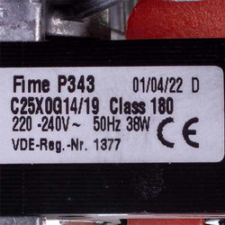 Fime 38W fan for gas boiler Fondital/Nova Florida 6VENTILA13